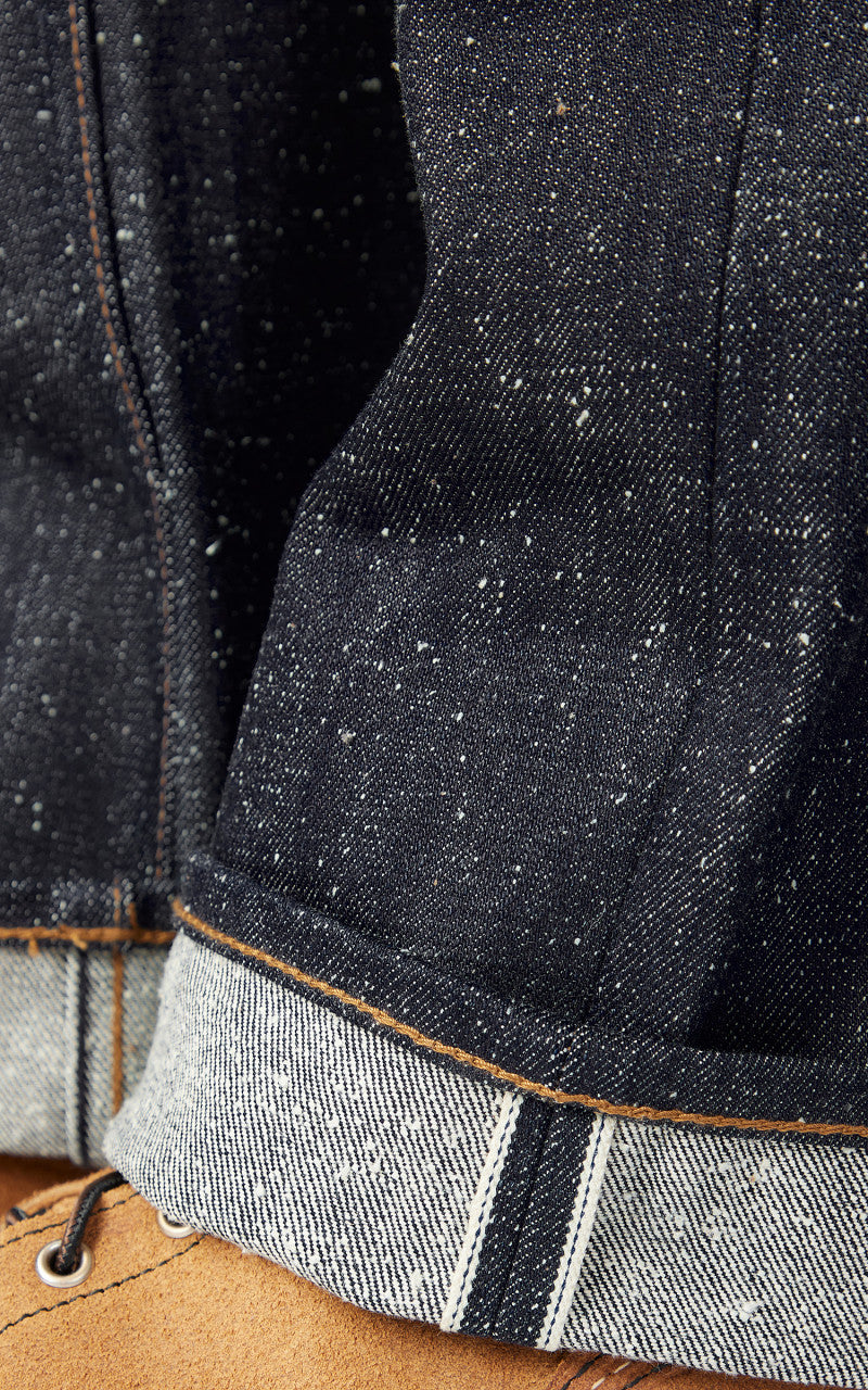 The Unbranded Brand UB343 Straight Fit Heavyweight Neppy Selvedge 18oz