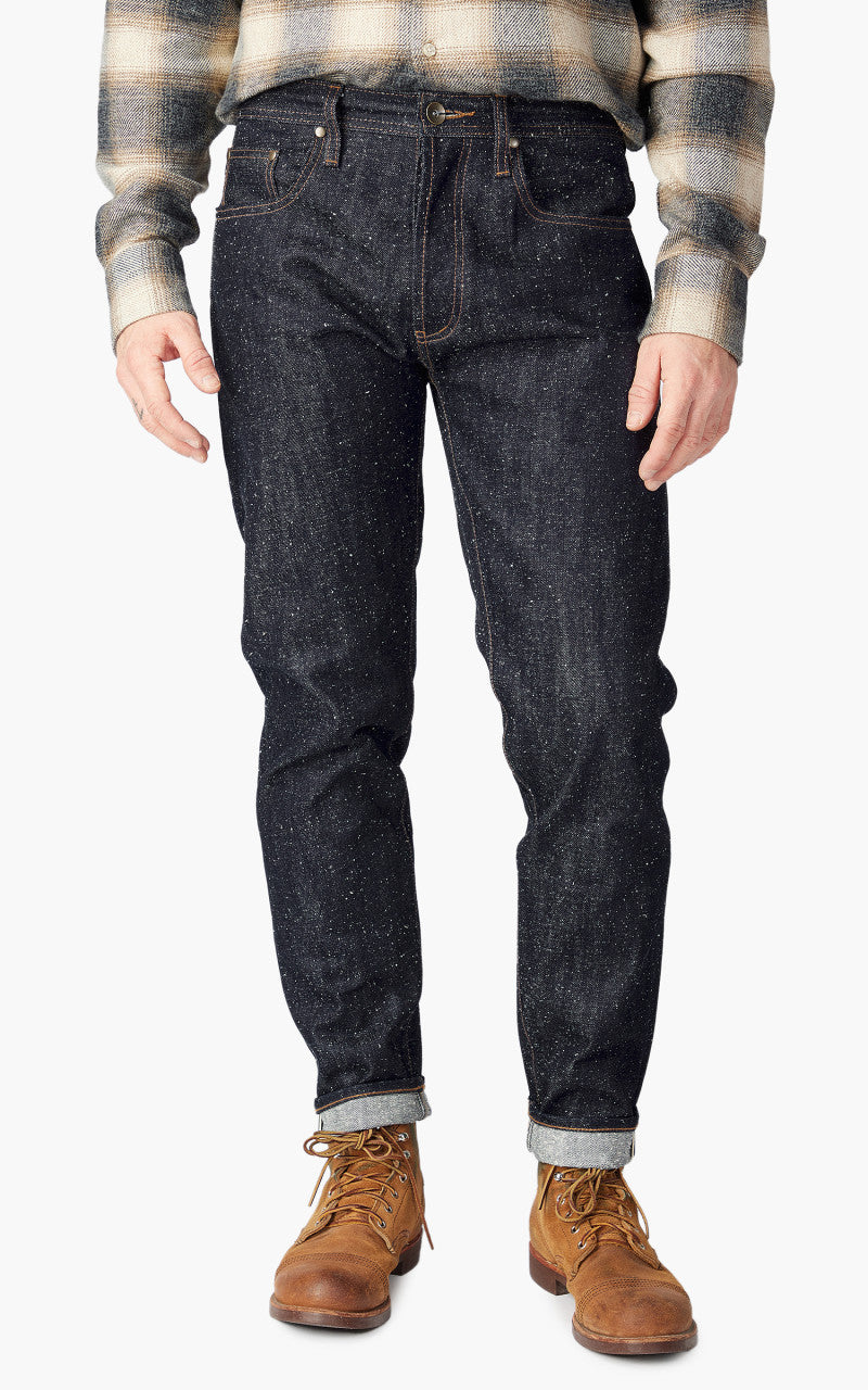 The Unbranded Brand UB643 Relaxed Fit Heavyweight Neppy Selvedge 18oz