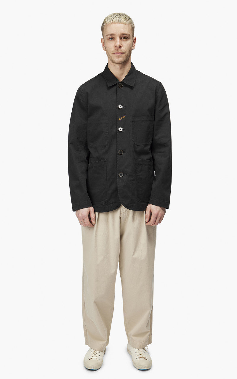Universal Works Bakers Jacket Twill Black