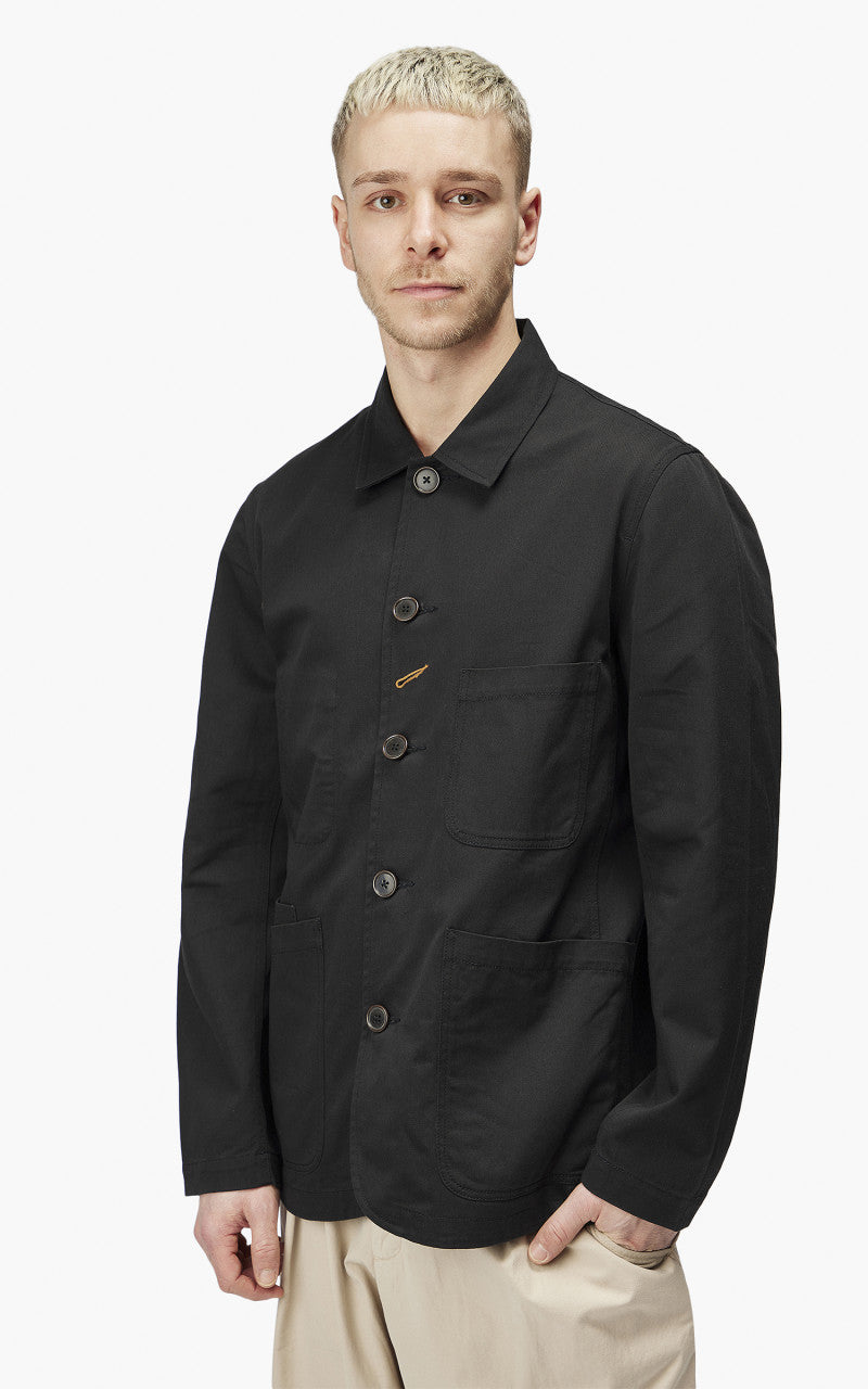 Universal Works Bakers Jacket Twill Black