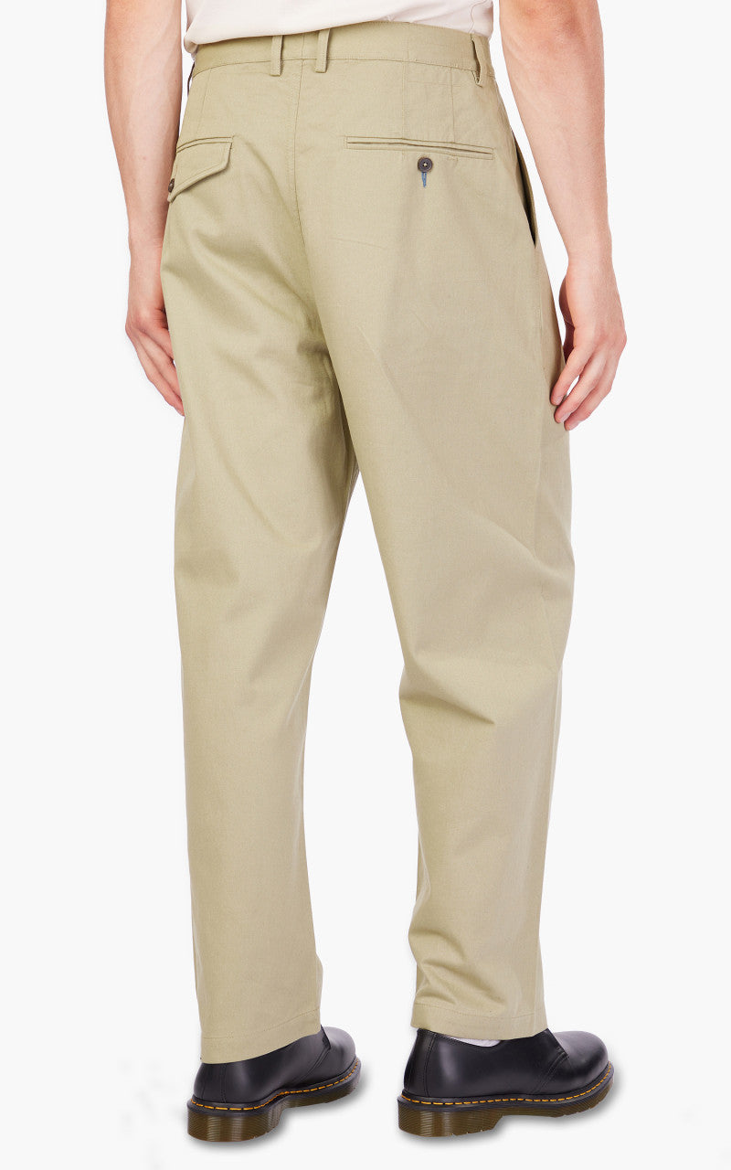 Universal Works Double Pleat Pant Twill Stone