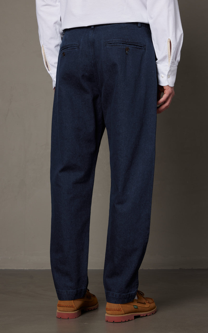 Universal Works Military Chino Denim Indigo