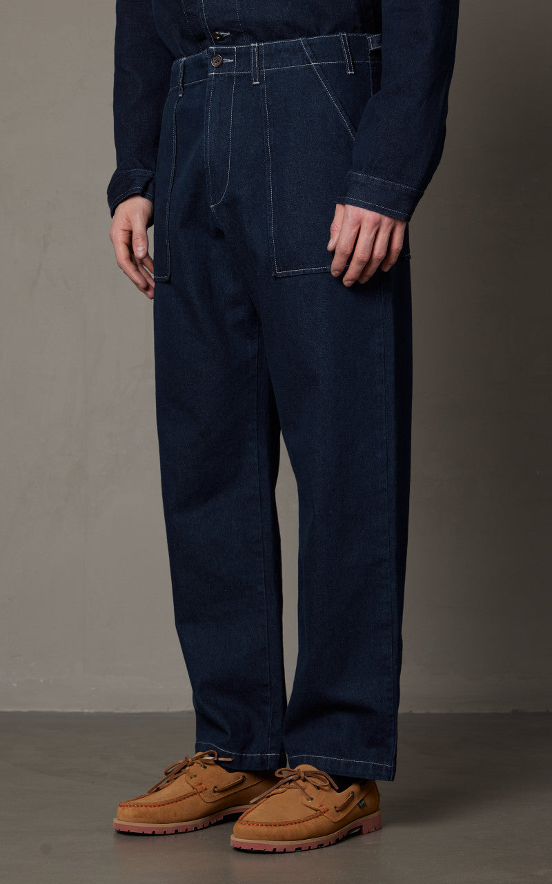 Universal Works Fatigue Pant Denim Indigo