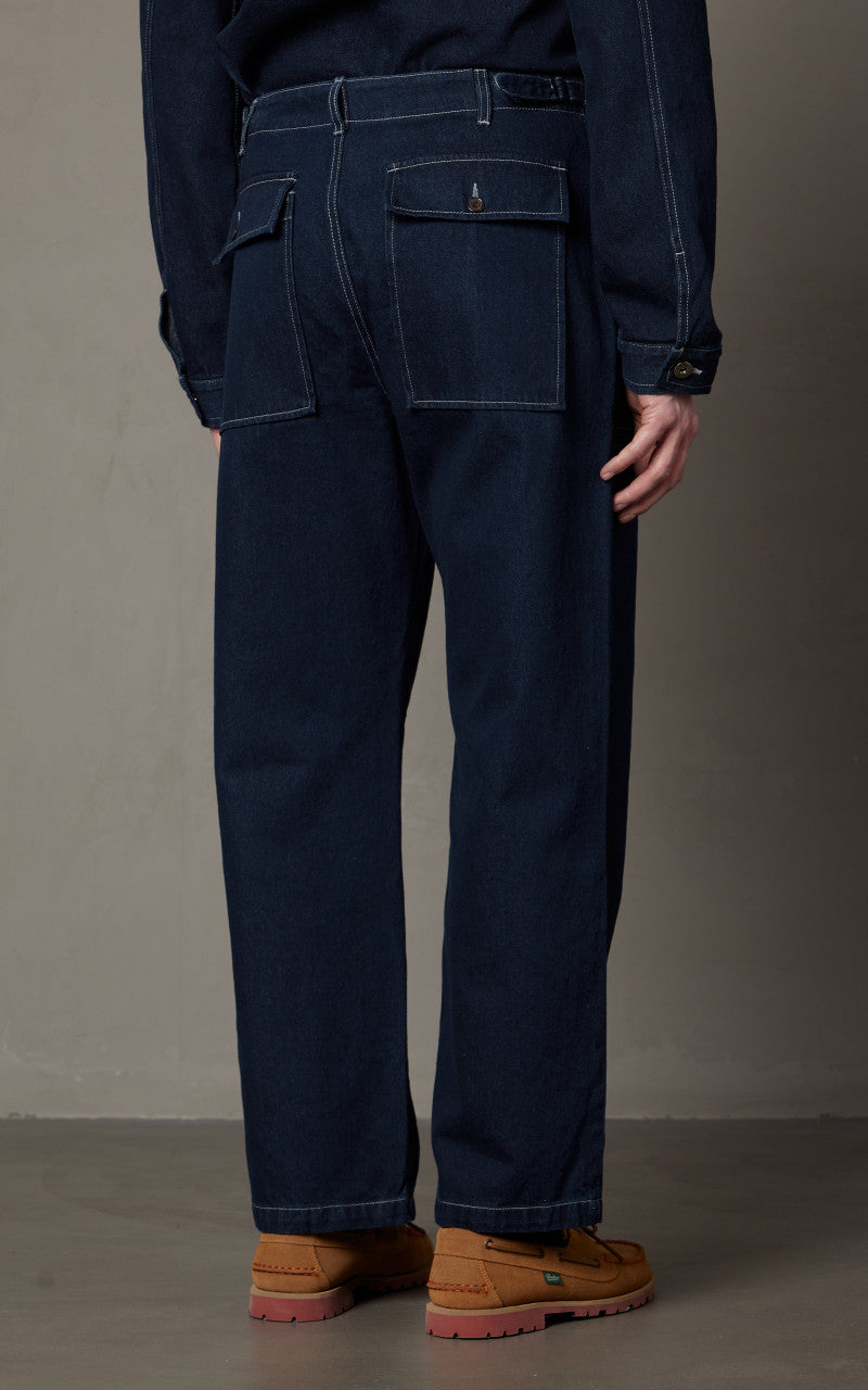 Universal Works Fatigue Pant Denim Indigo