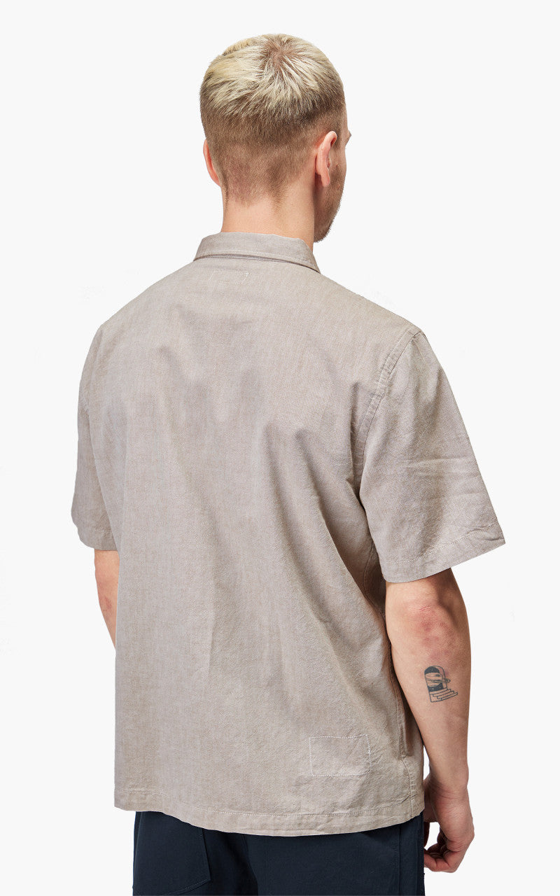 Universal Works Road Shirt Organic Oxford Sand
