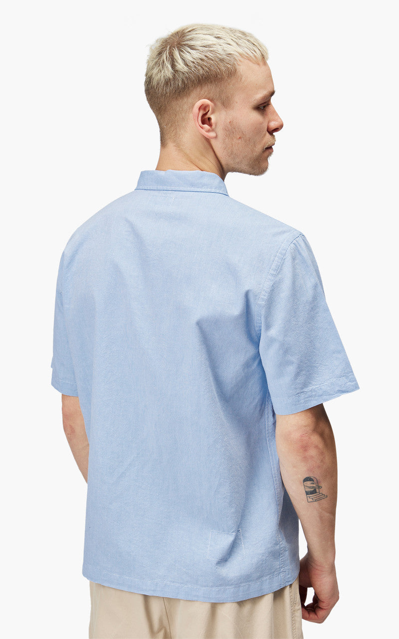 Universal Works Road Shirt Organic Oxford Sky