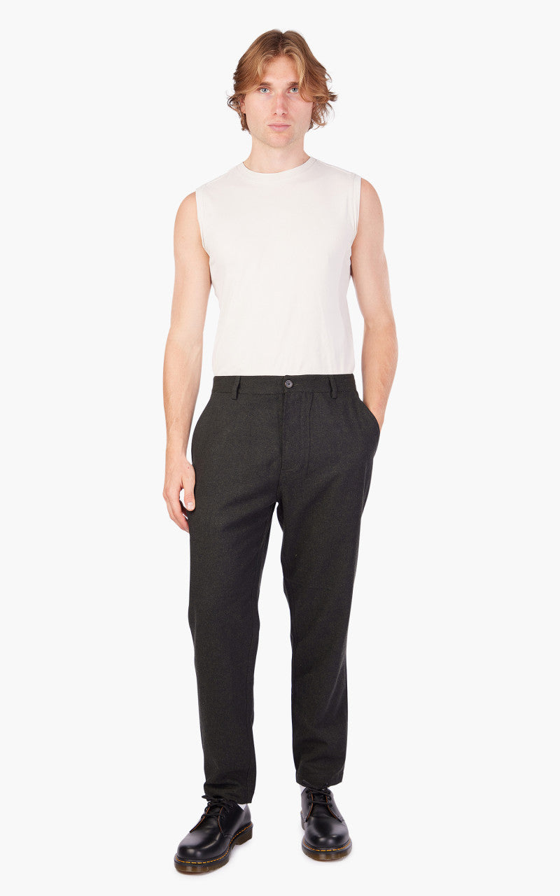 Universal Works Military Chino Italian Tweed Olive