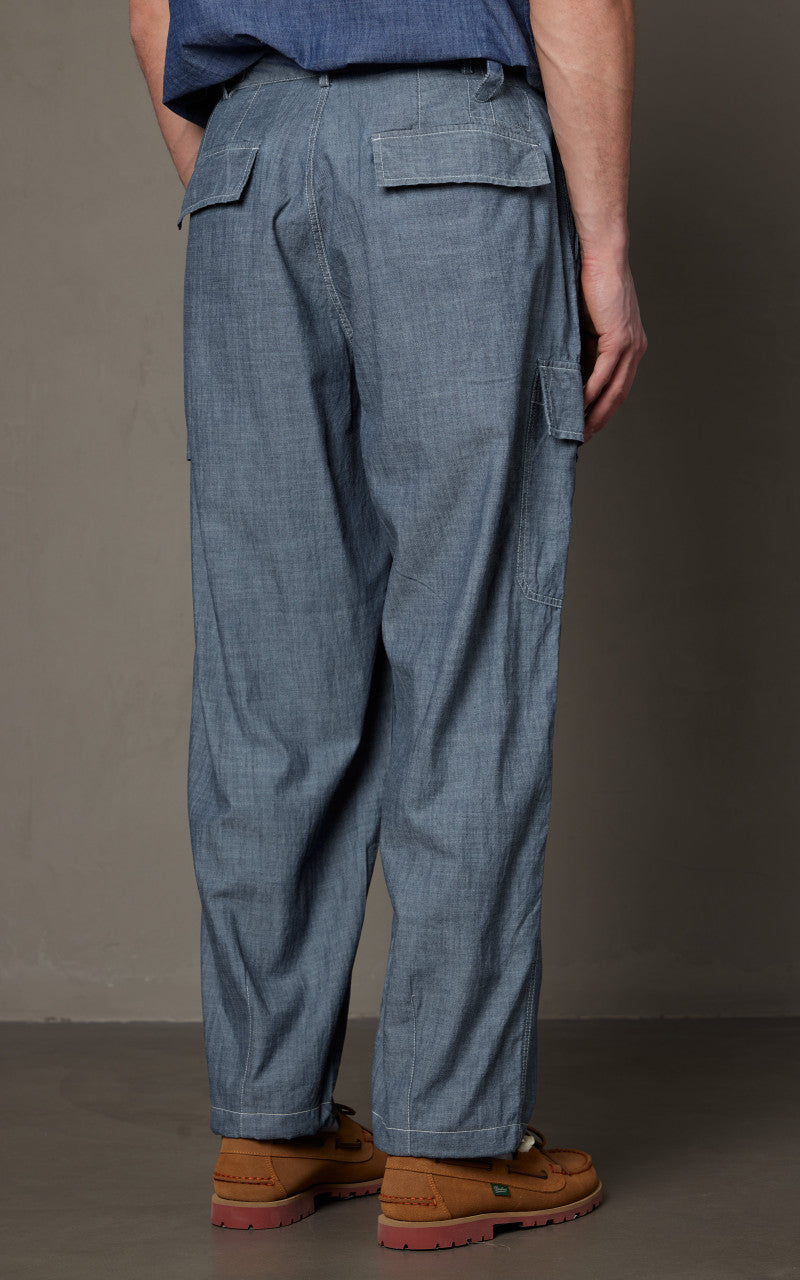 Universal Works Cargo Pant Chambray Indigo