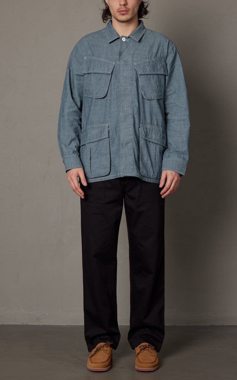 Universal Works Jungle Jacket Chambray Indigo