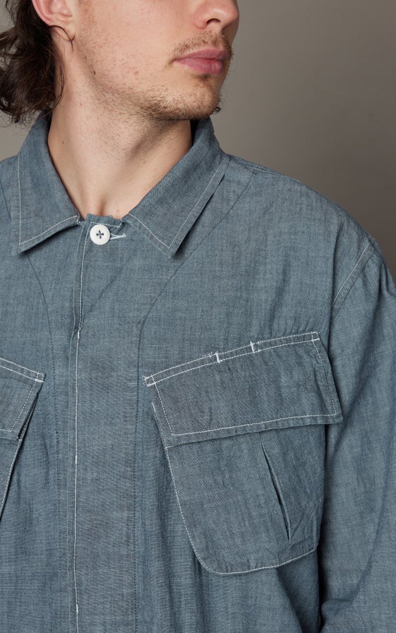 Universal Works Jungle Jacket Chambray Indigo