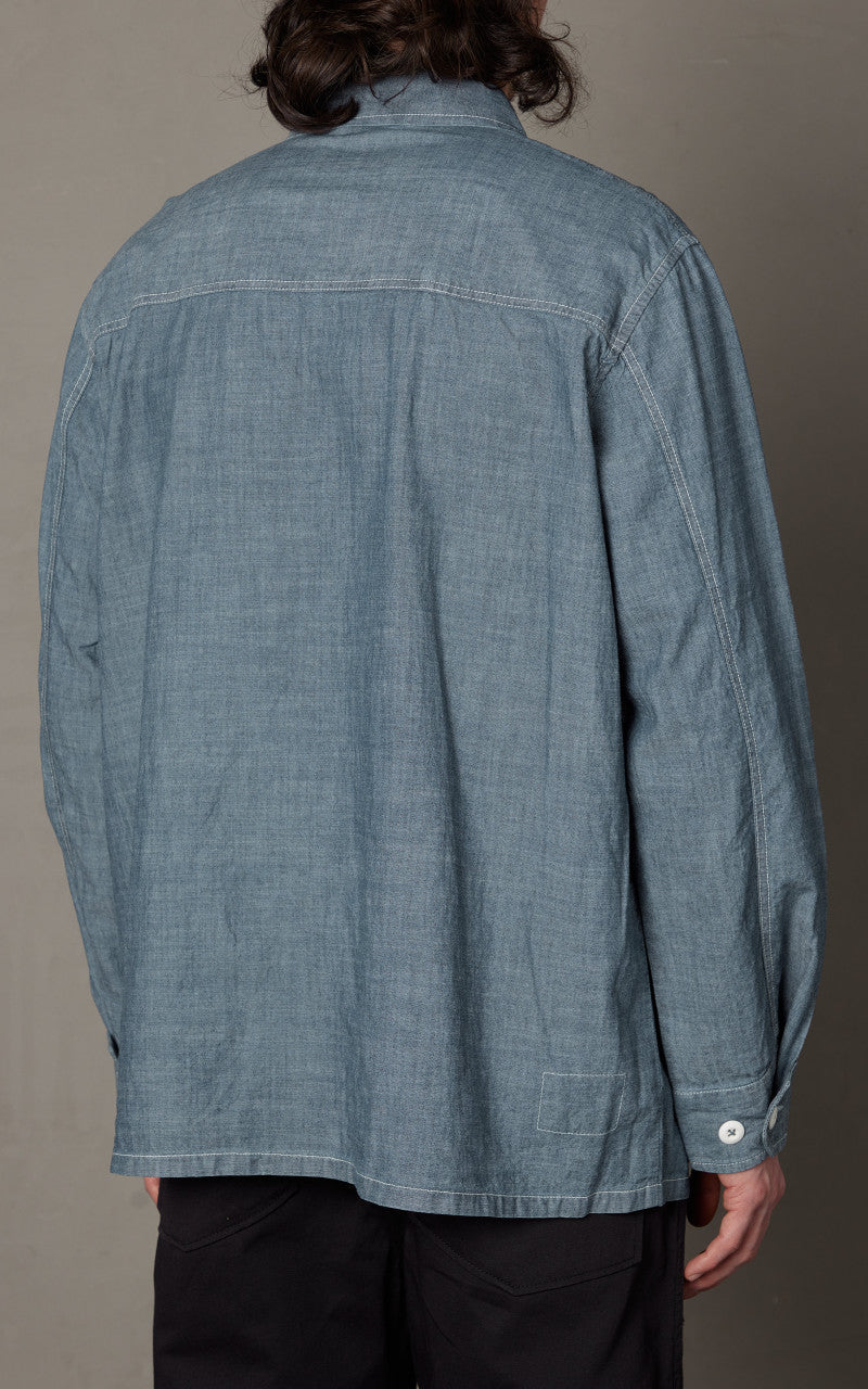 Universal Works Jungle Jacket Chambray Indigo