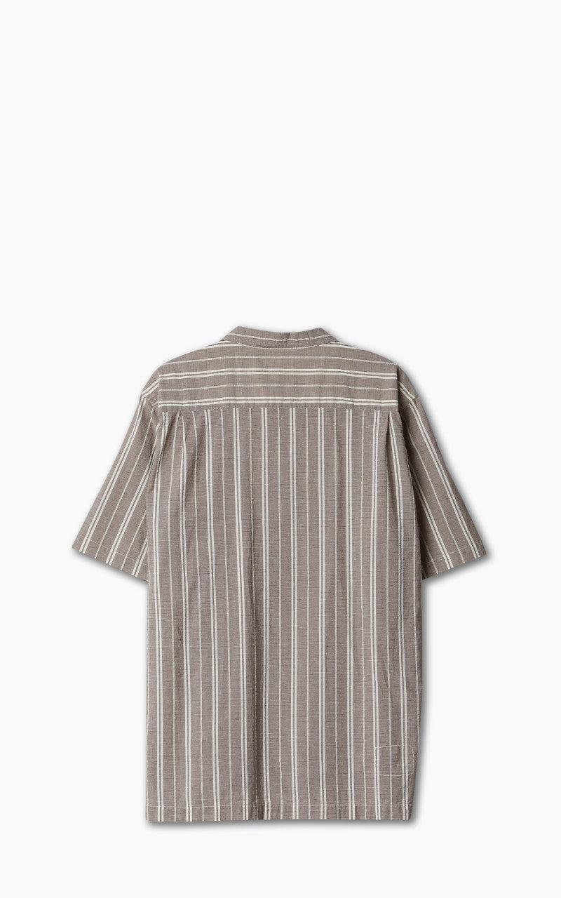 Universal Works Camp Shirt Nisi Cotton Brown