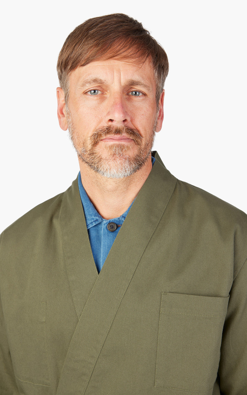 Universal Works Kyoto Work Jacket Twill Light Olive