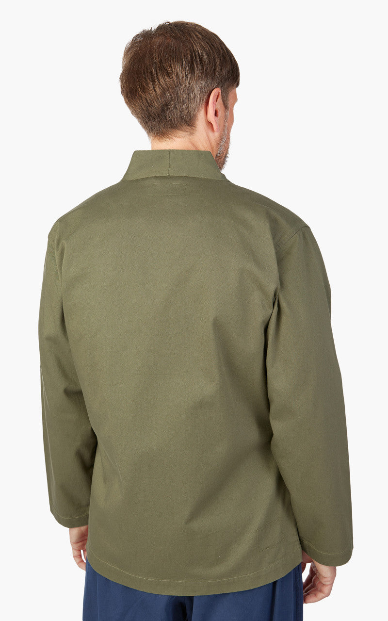 Universal Works Kyoto Work Jacket Twill Light Olive