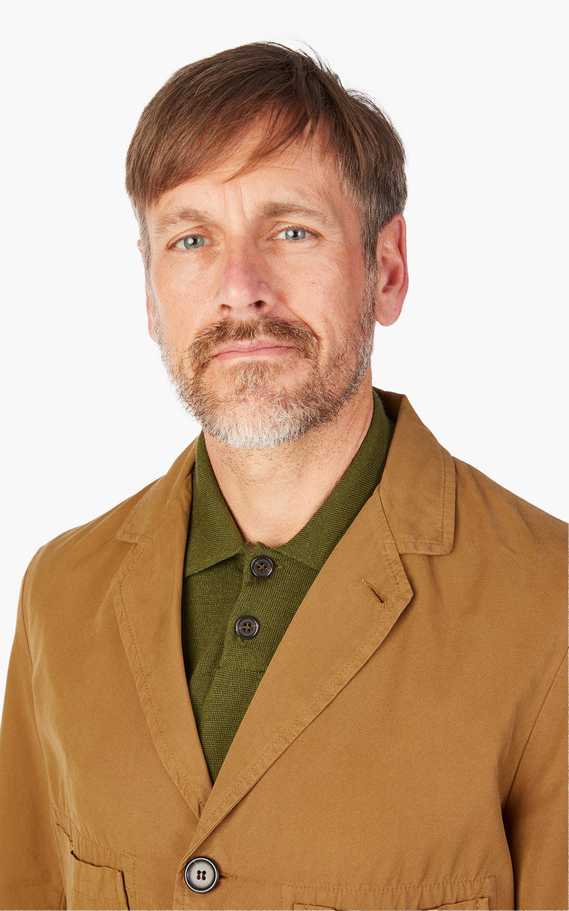 Universal Works Five Pocket Jacket Summer Canvas Cumin