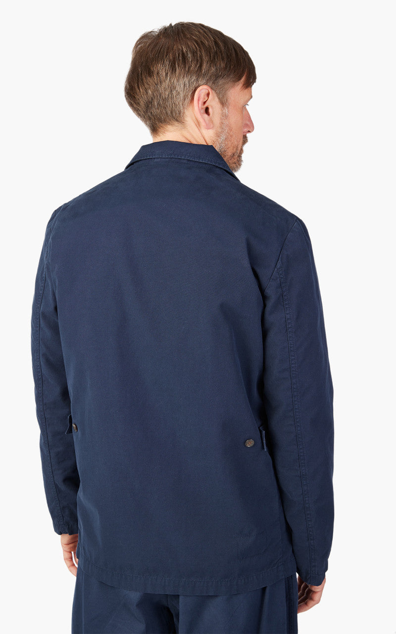 Universal Works Five Pocket Jacket Summer Canvas Navy