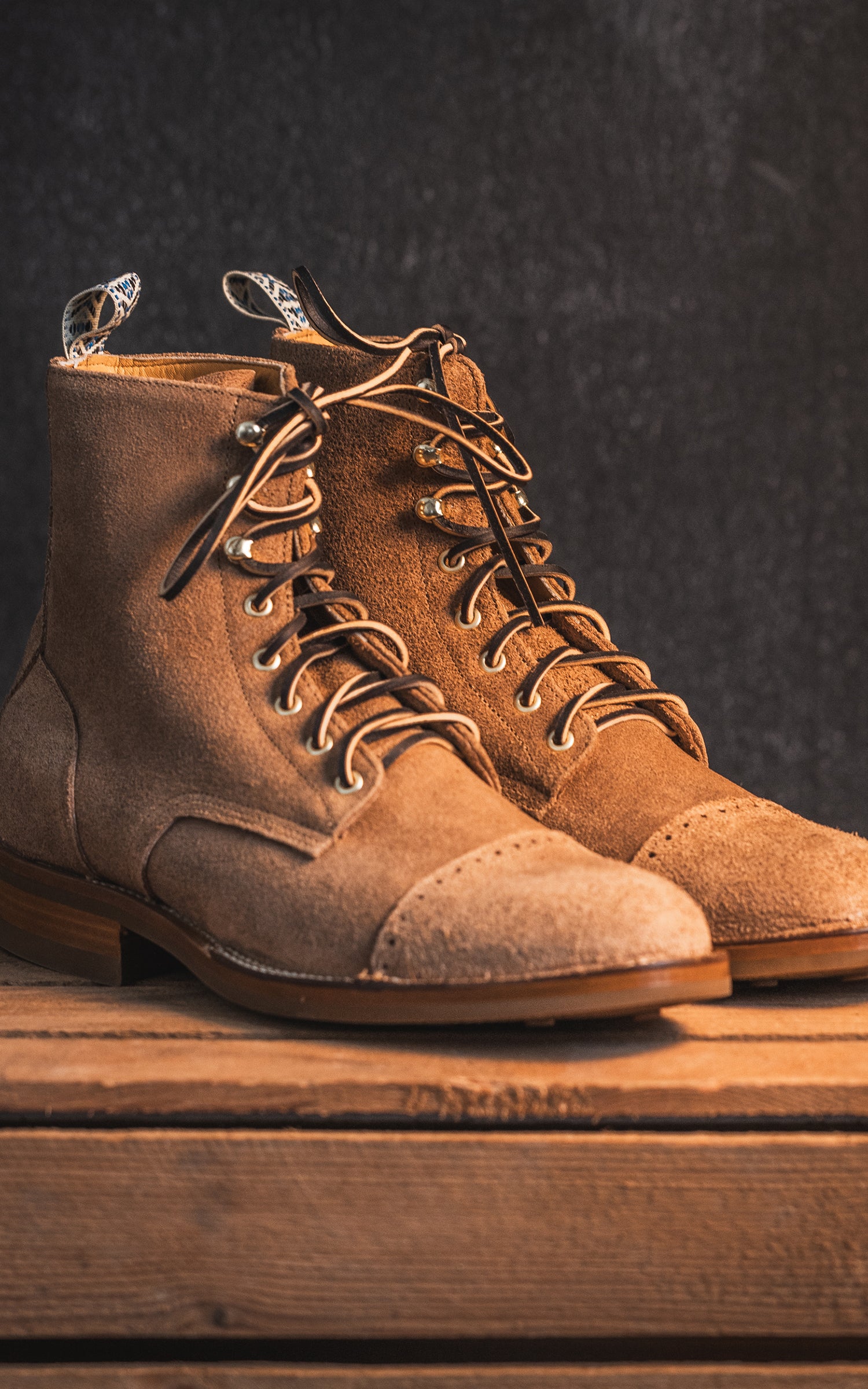 Unmarked DB Hunter Cap Toe Waxed Camel CF Stead