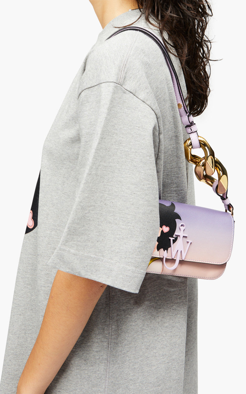 JW Anderson Chain Baguette Anchor Bag Lilac