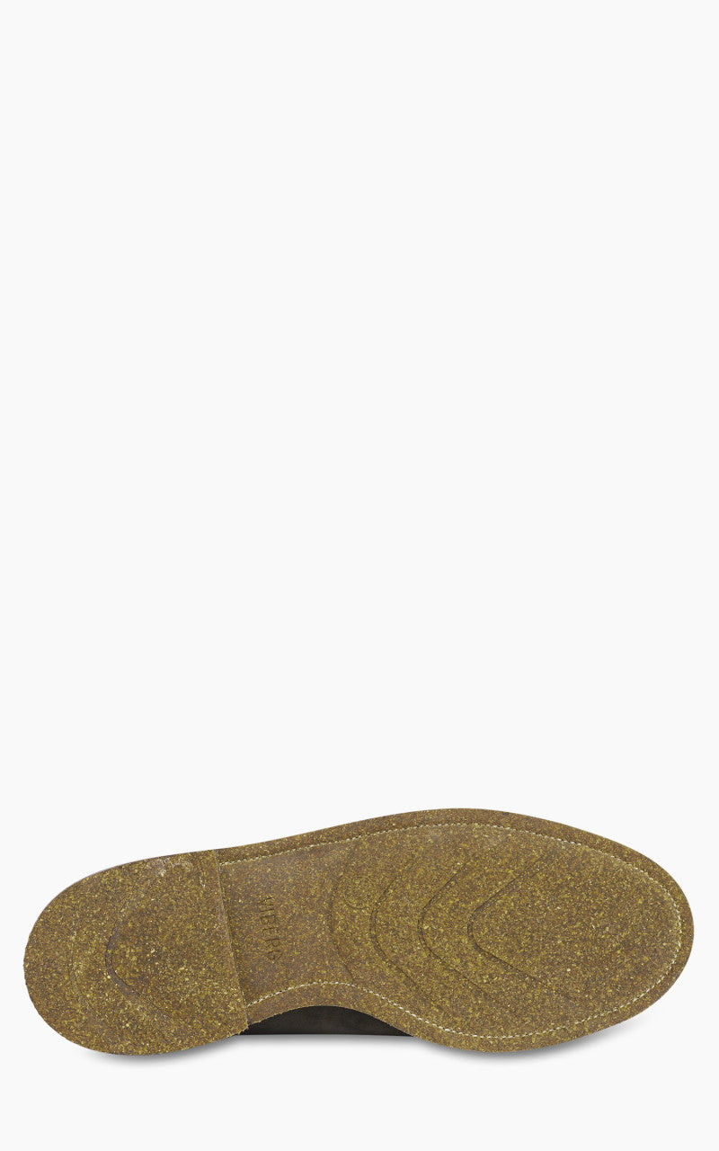 Viberg Slipper Janus Calf Suede Loden Green