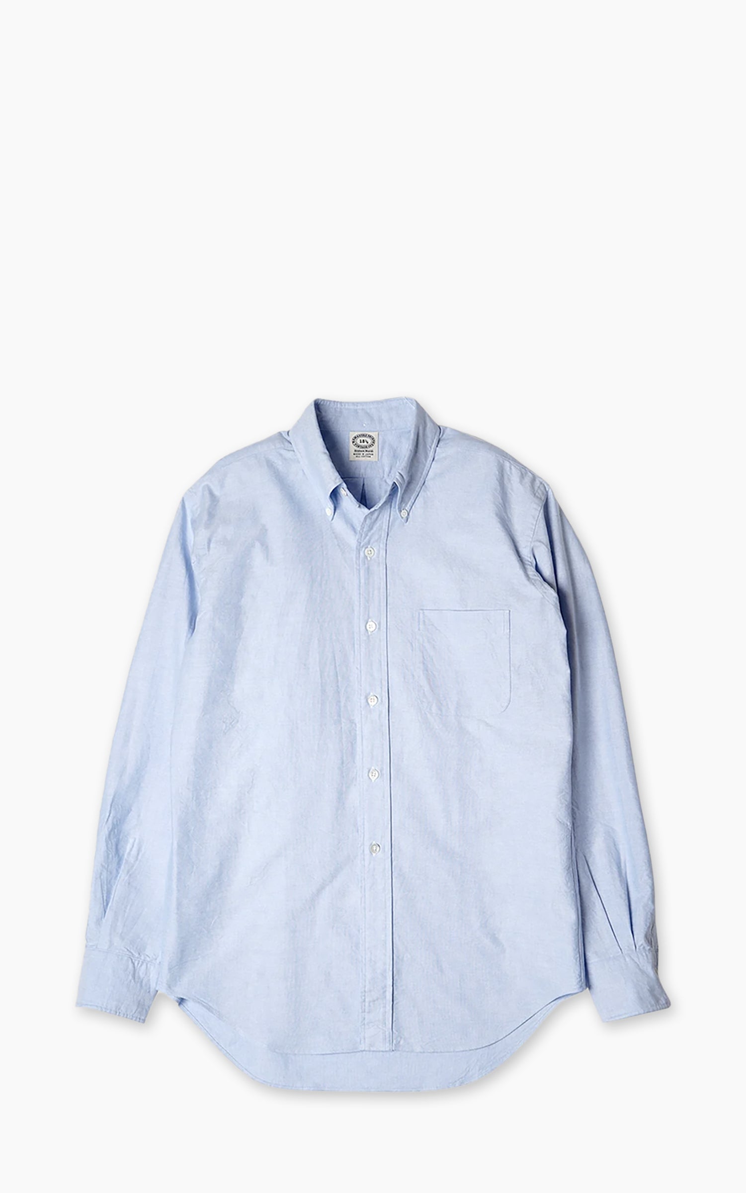 Kamakura Shirts Vintage Ivy Button-Down Oxford Shirt Blue
