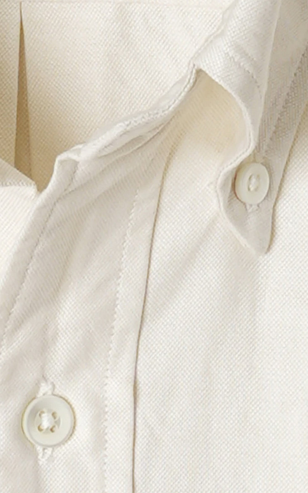 Kamakura Shirts Vintage Ivy Button-Down Oxford-Hemd Ecru