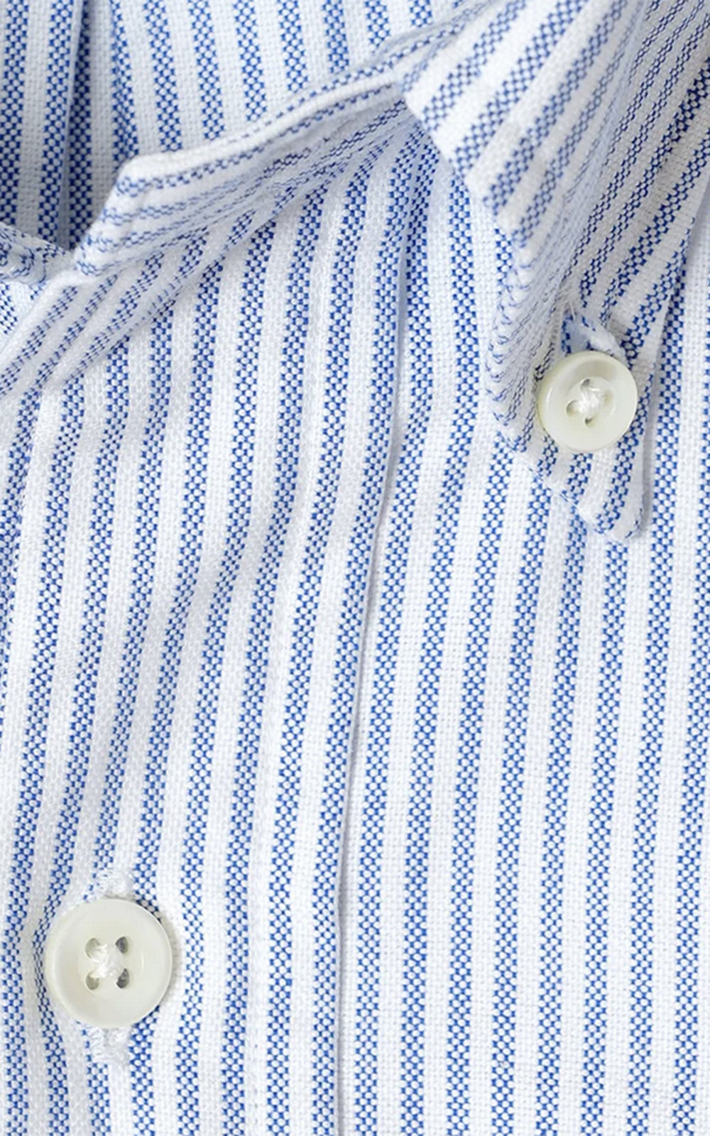 Kamakura Shirts Vintage Ivy Button-Down Oxford Hemd University Stripes Blau