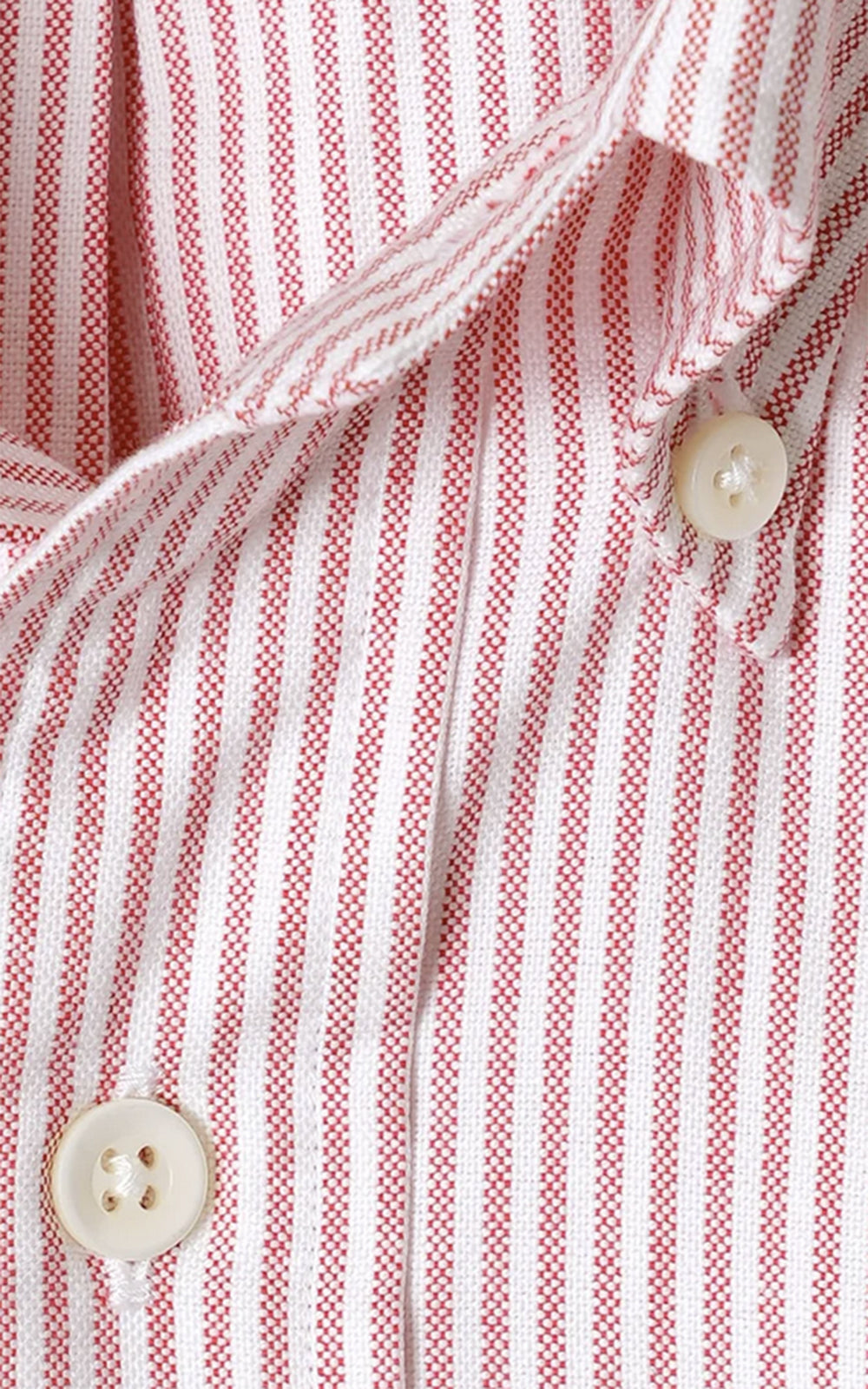 Kamakura Shirts Vintage Ivy Button-Down Oxford Hemd University Stripes Rot