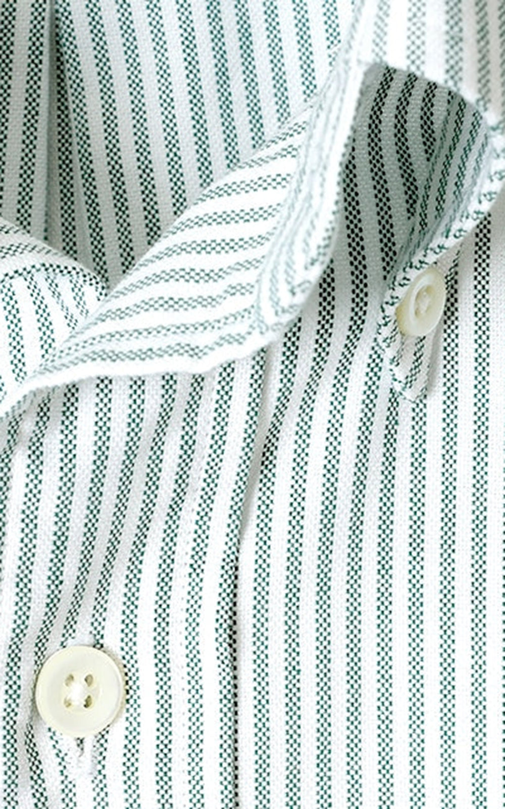 Kamakura Shirts Vintage Ivy Button-Down Oxford Shirt University Stripes Green