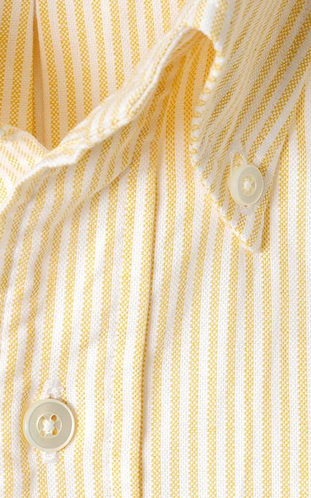 Kamakura Shirts Vintage Ivy Button-Down Oxford Shirt University Stripes Yellow