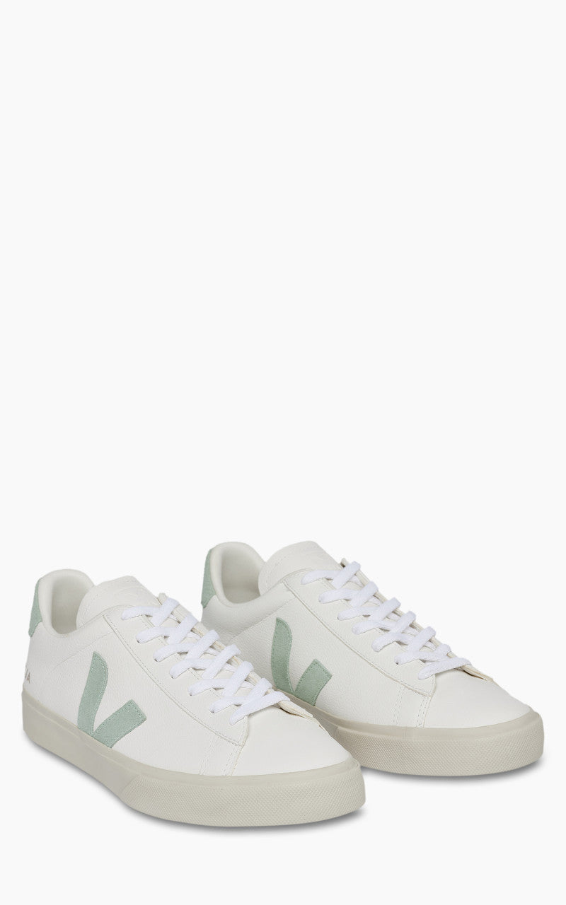 Veja Campo Chromefree Leather Extra White/Matcha