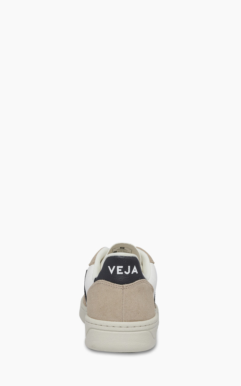 Veja V-10 Chromefree Leather Extra White/Black/Sahara