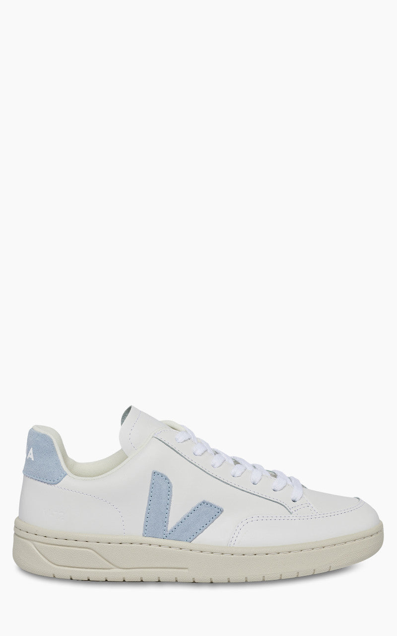 Veja W V-12 Leather Extra White/Steel