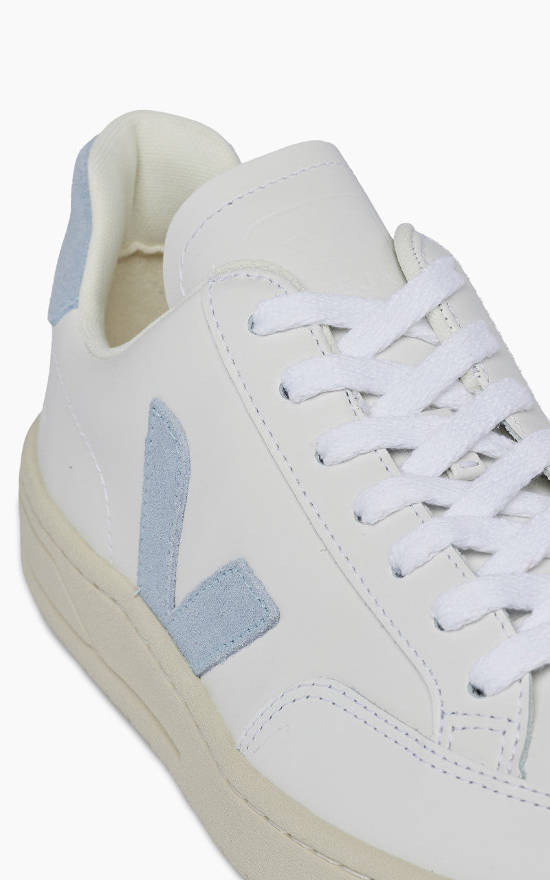 Veja W V-12 Leather Extra White/Steel