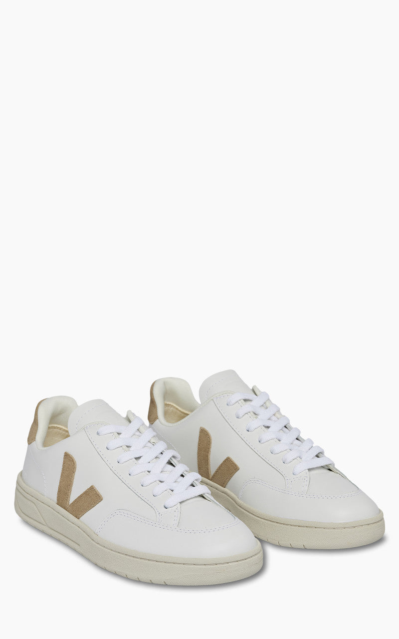 Veja W V-12 Leather Extra White/Dune