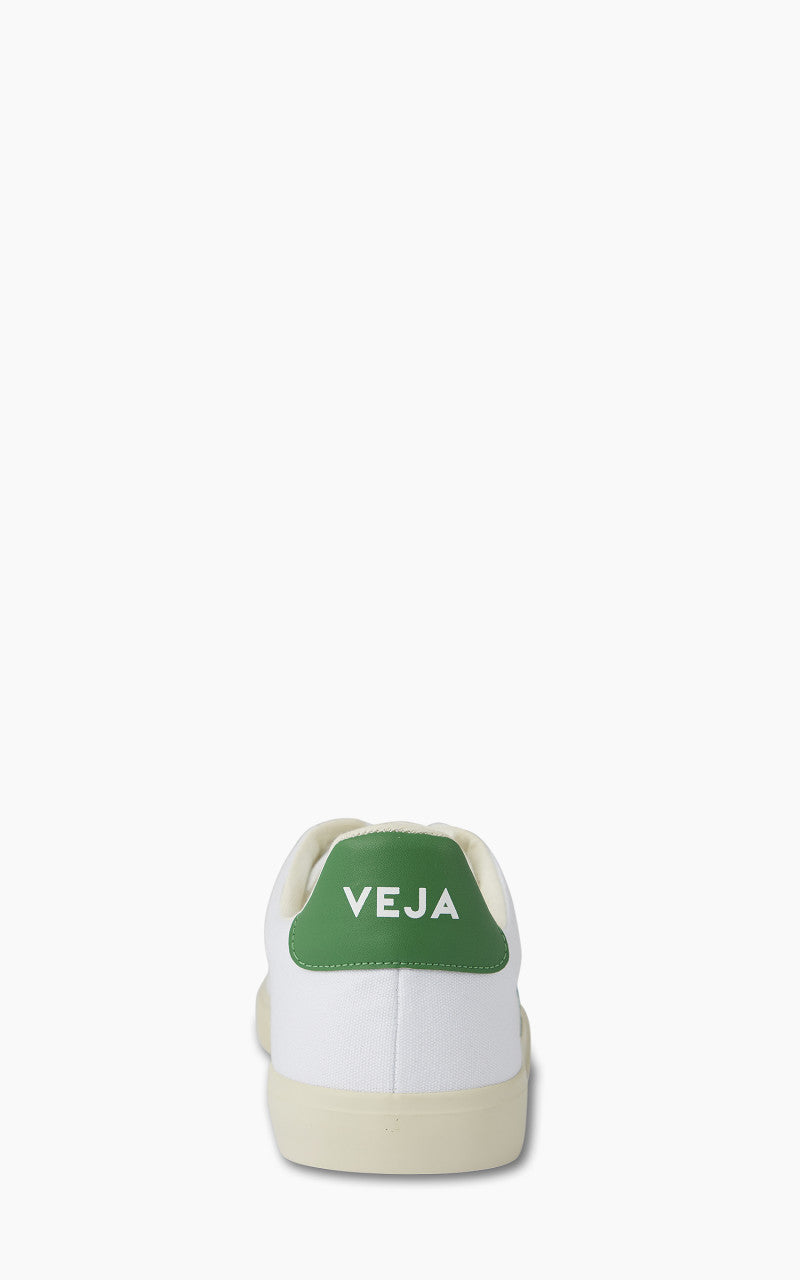 Veja Campo Canvas White/Emeraude