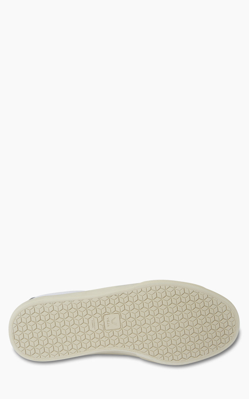 Veja Campo Canvas White/Emeraude