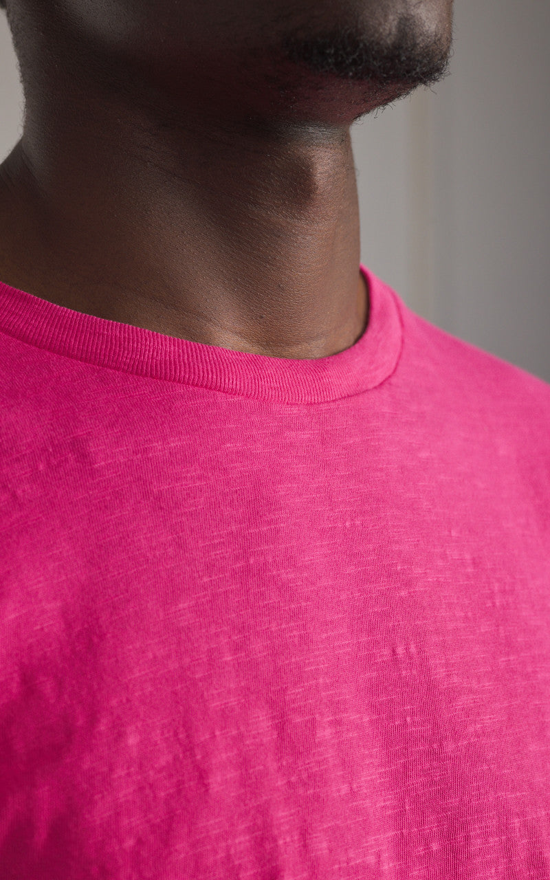 Velva Sheen Rolled Crew Neck Tee Phoenix Red