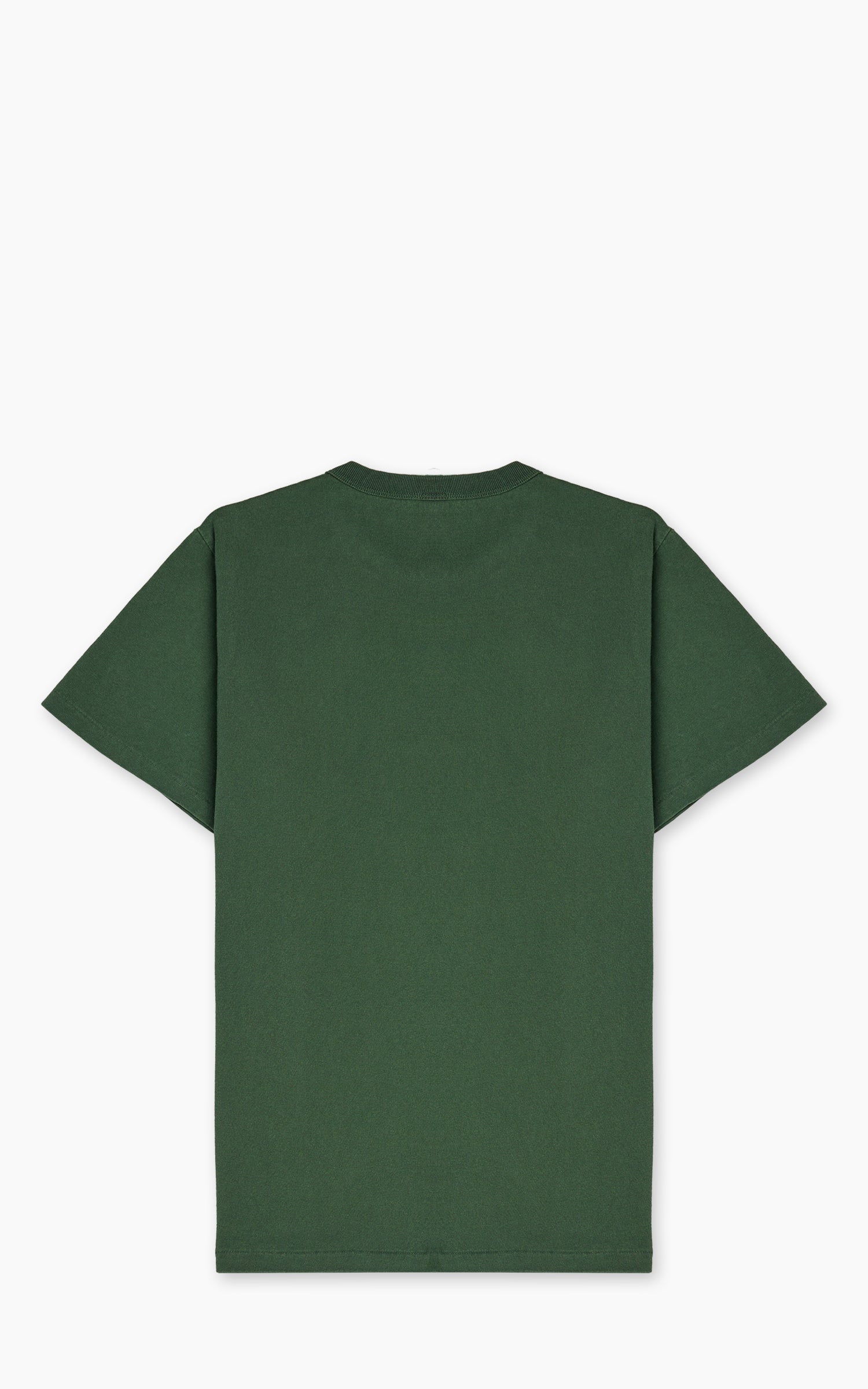 Velva Sheen Pigment Crew Neck Pocket Tee Fatigue Green