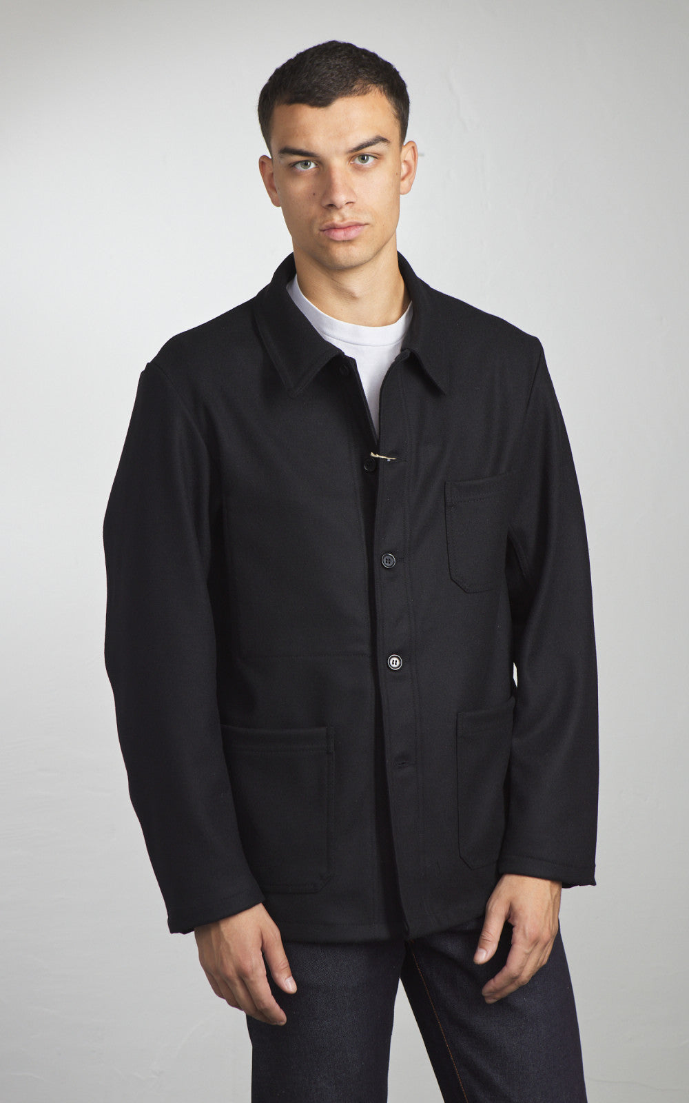 Vetra Workwear Jacket Melton Wool 2F/4 Black