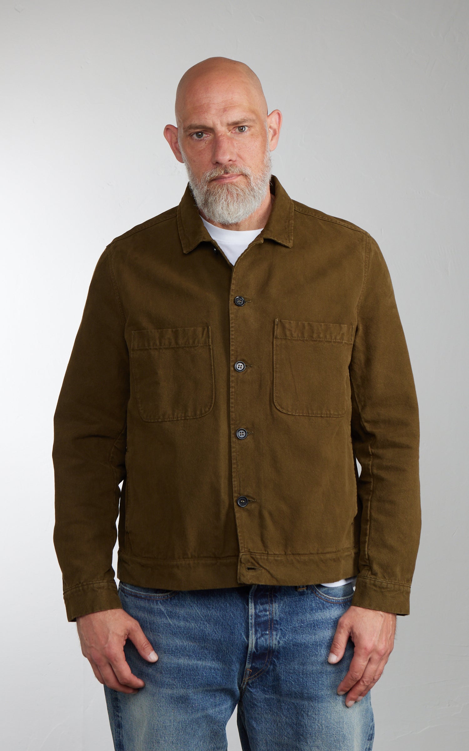Vetra Bomber Jacket Brushed Canvas 2PA7/27 Ash