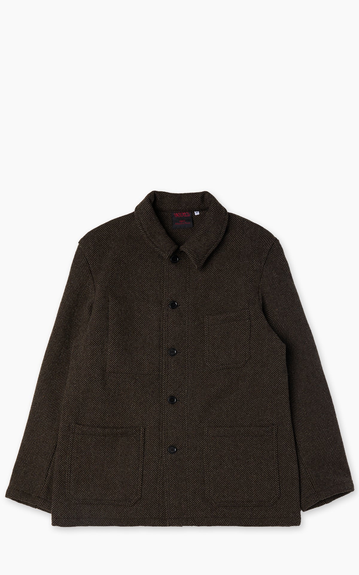 Vetra Workwear Jacket Herringbone Wool 4K/4 Brown