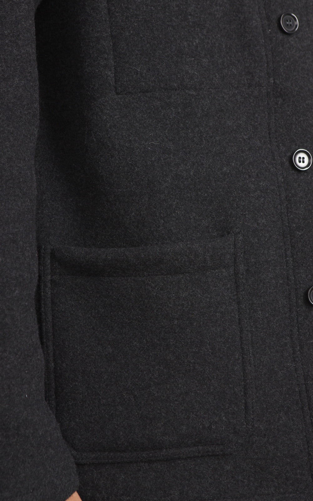 Vetra Workwear Jacket Double-Face Melton Wool 5F/4 Anthracite