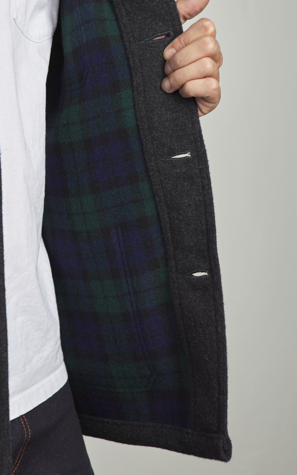 Vetra Workwear Jacket Double-Face Melton Wool 5F/4 Anthracite