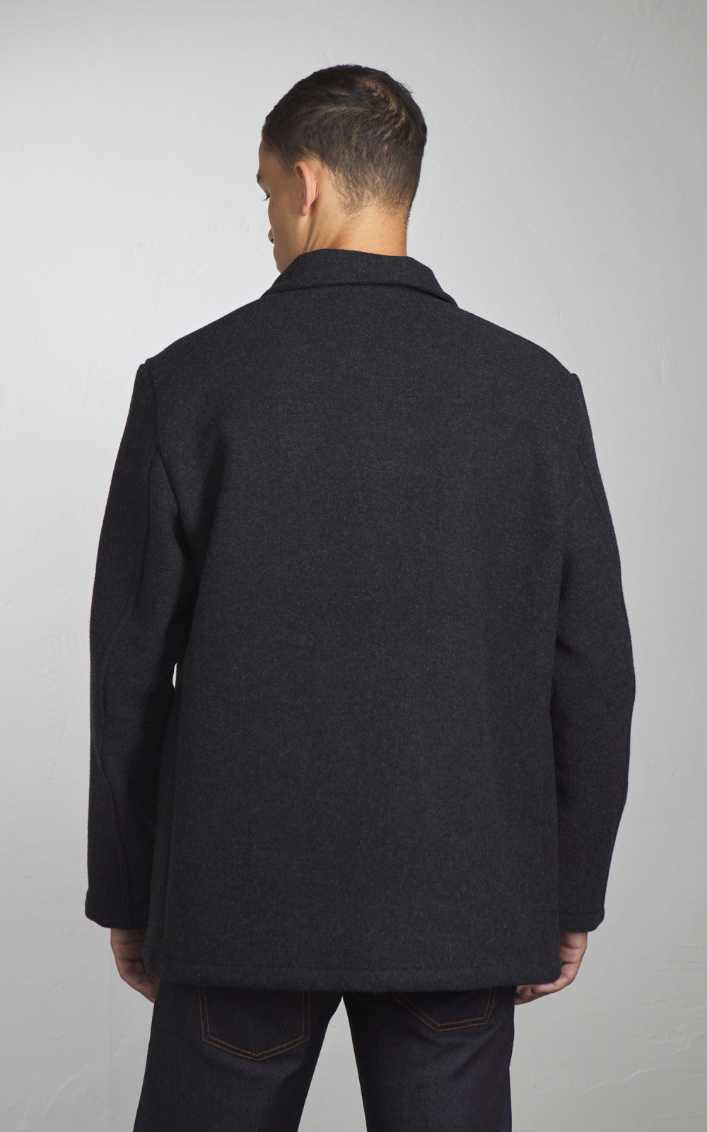 Vetra Workwear Jacket Double-Face Melton Wool 5F/4 Anthracite