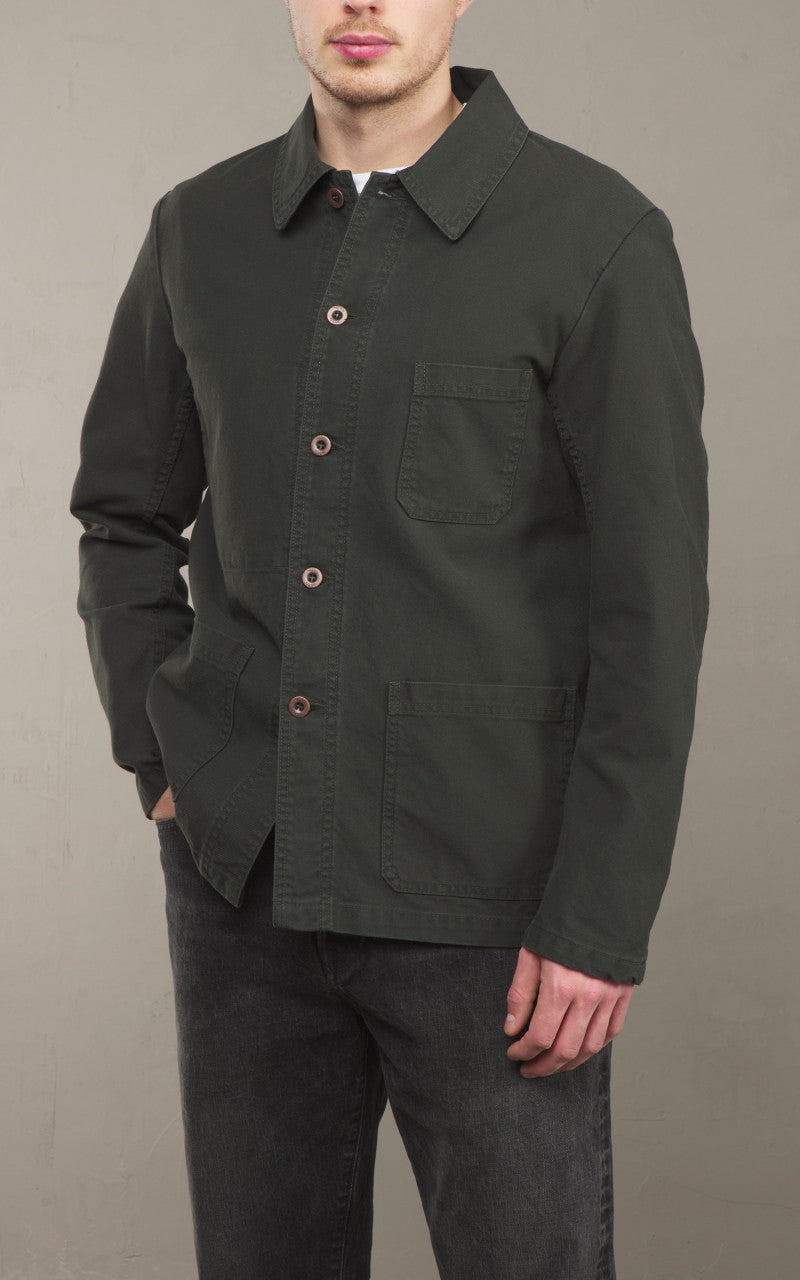 Vetra Workwear Jacket Organic Twill 1G/5C Dark Khaki