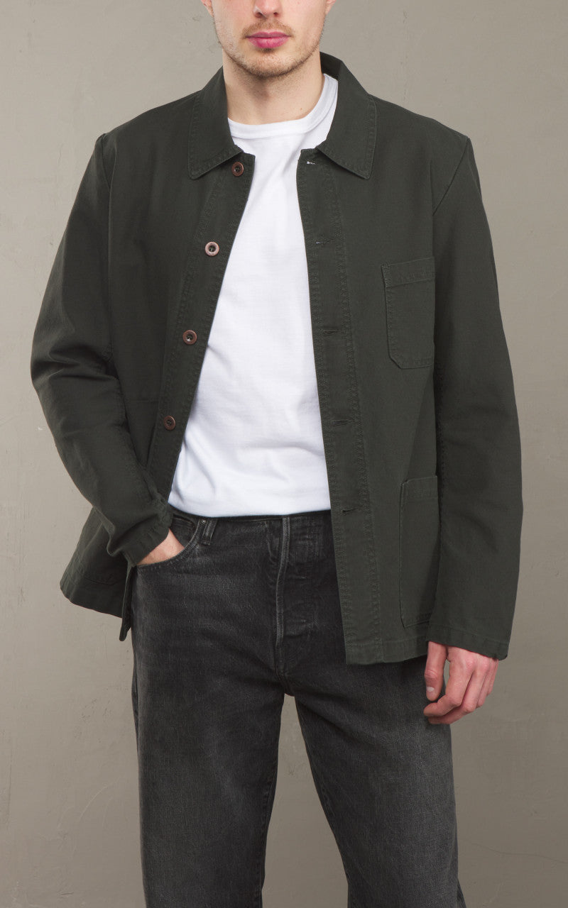 Vetra Workwear Jacket Organic Twill 1G/5C Dark Khaki
