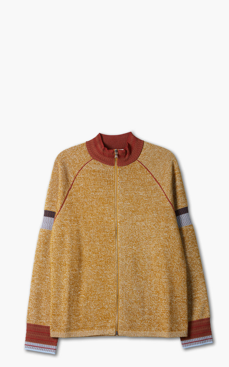 Wales Bonner Golden Zip Up Gold