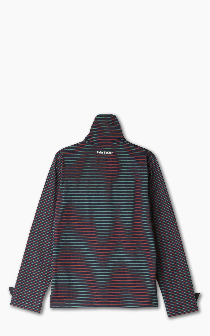 Wales Bonner Franco Half Zip Top Multi/Navy