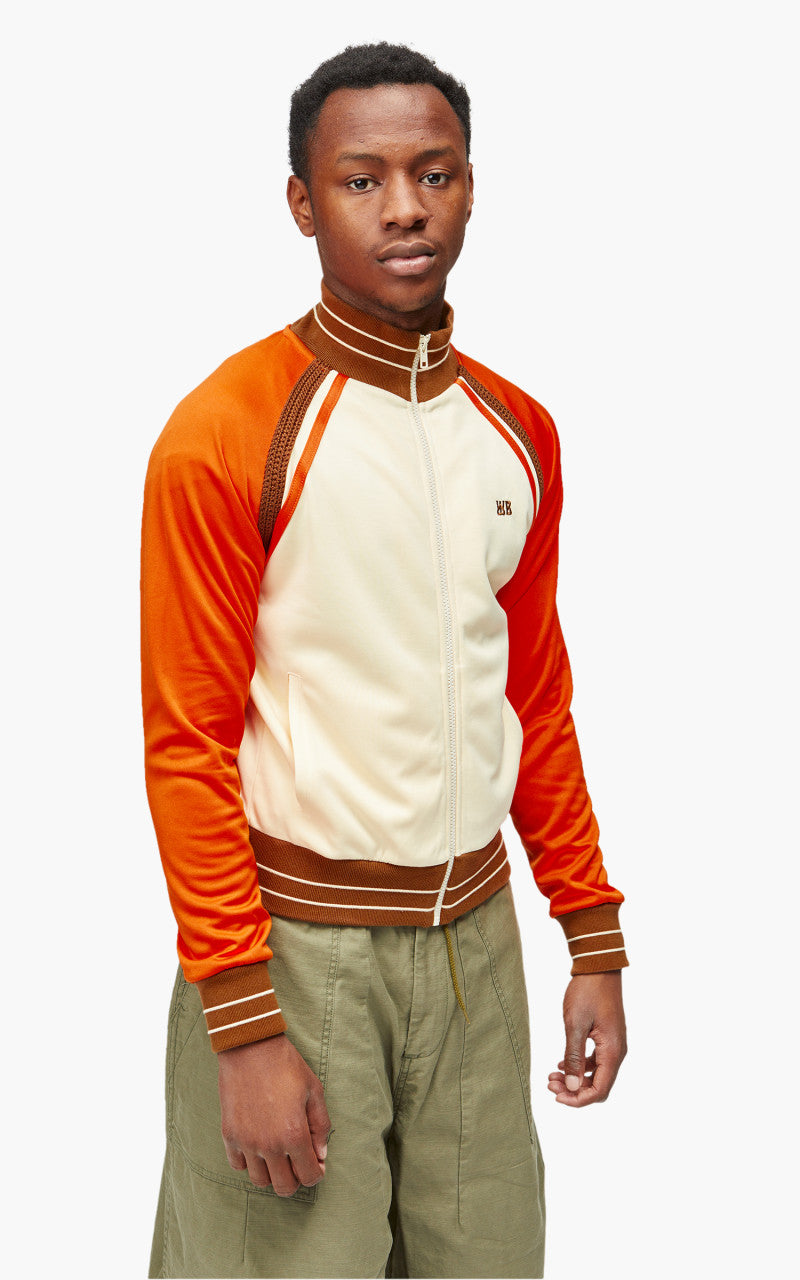 Wales Bonner Percussion Track Top Pale Yellow/Orange