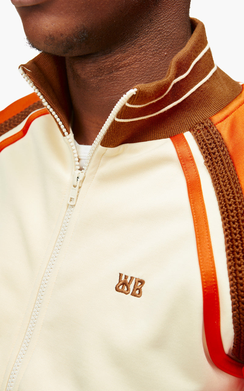 Wales Bonner Percussion Track Top Pale Yellow/Orange